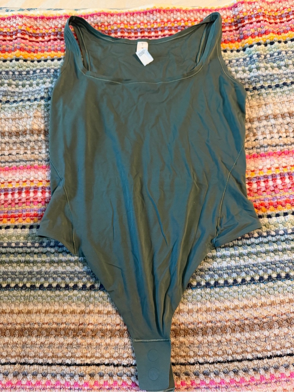Lululemon Wundermost Ultra-Soft
Nulu Square-Neck Sleeveless Bodysuit